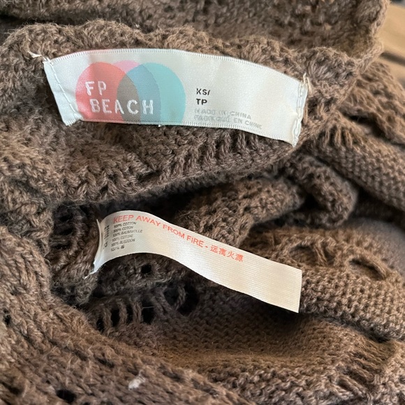 Free People Beach Santorini Fauxchet Sweater Dress - Picture 14 of 15